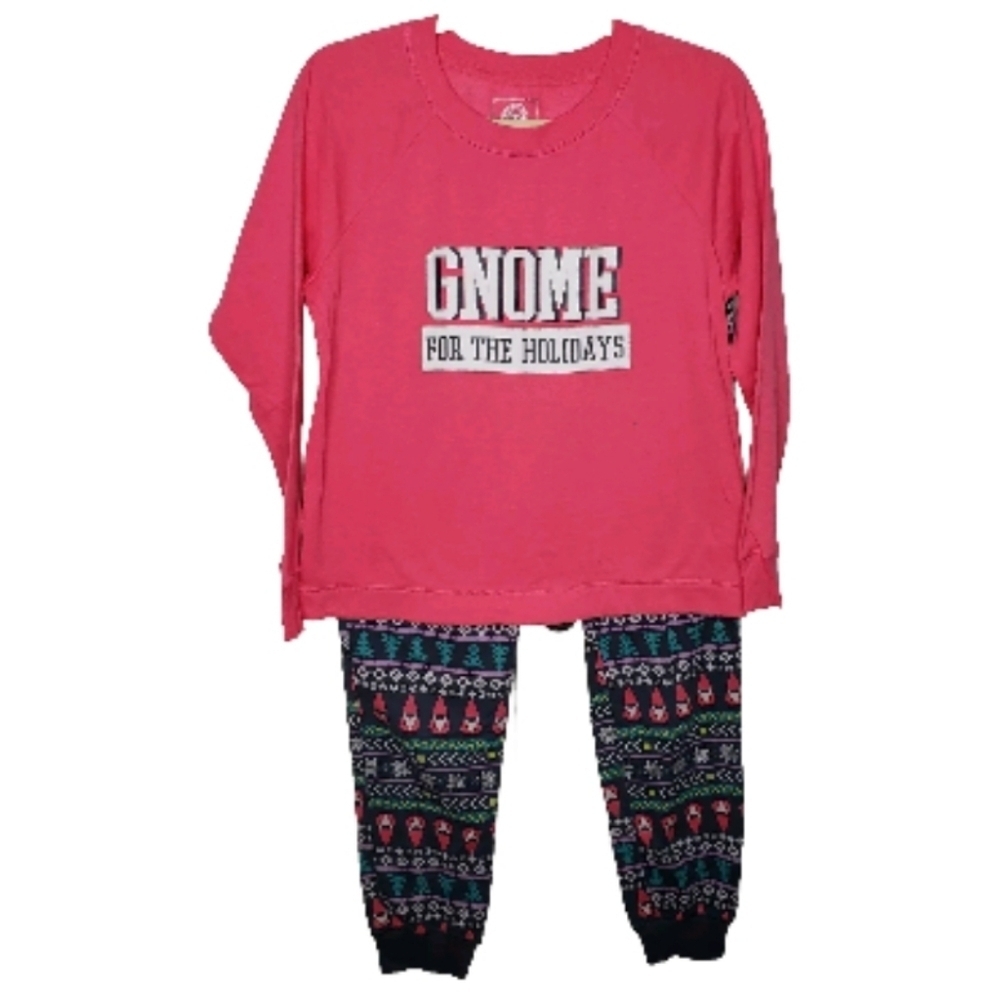 Gnome for the Holidays Lounge Set S Sweatshirt Joggers Fairisle Loungewear Cozy